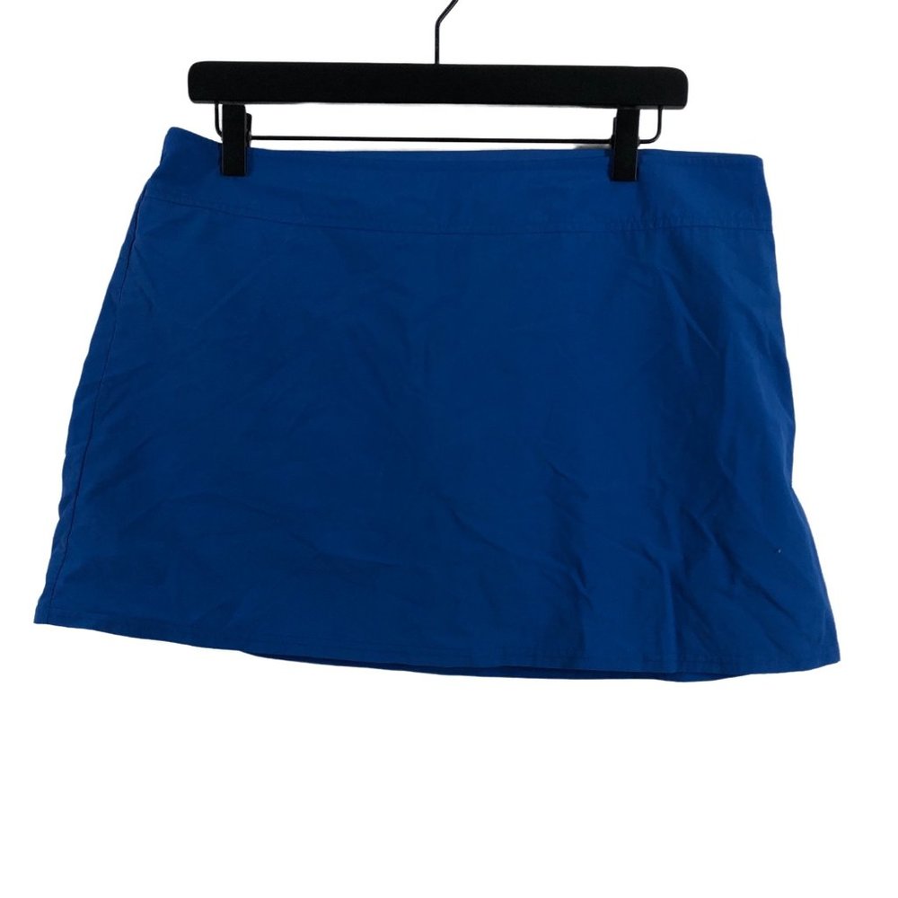 Land End Size 14 Swim Skirt Blue